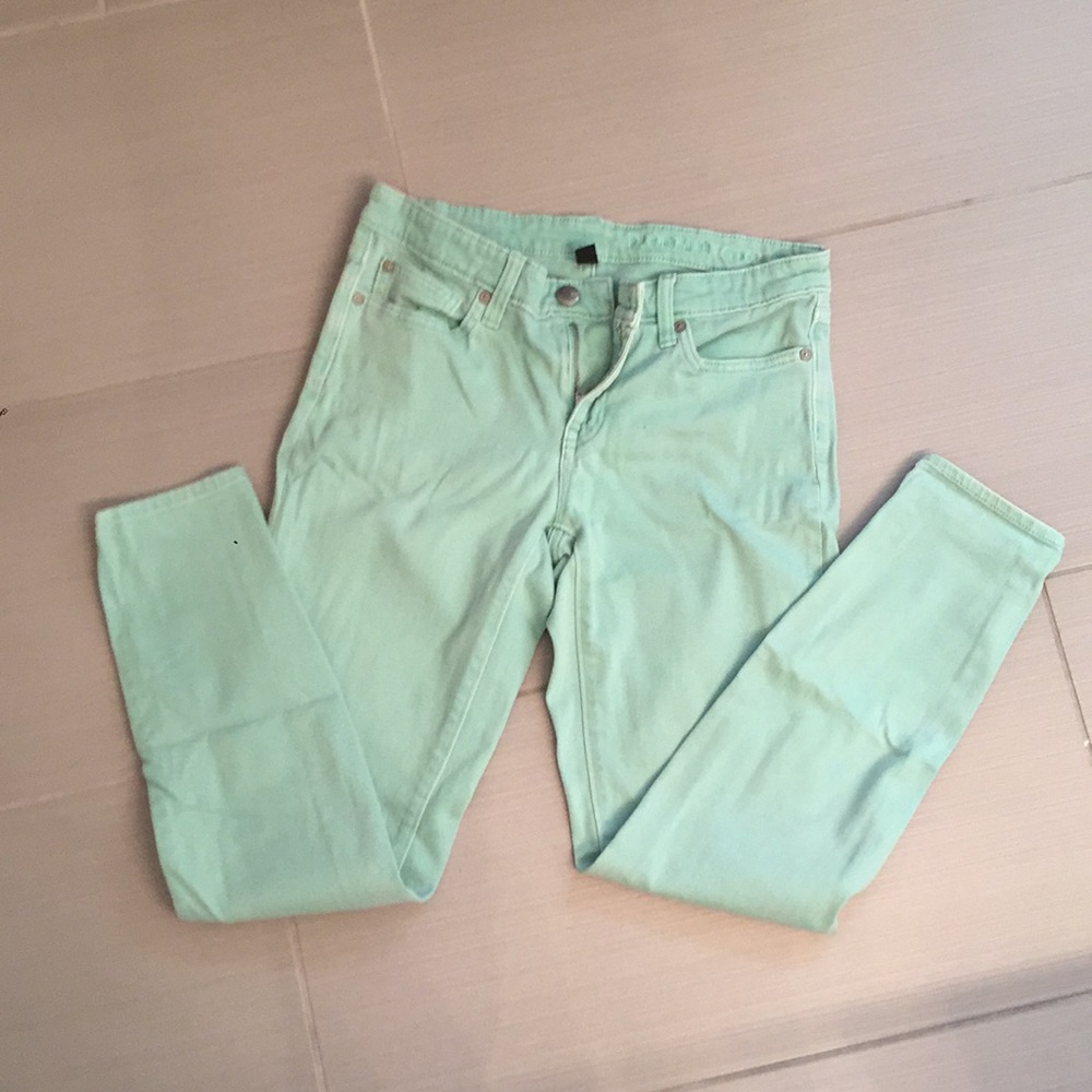 Gap skinny mint jeans